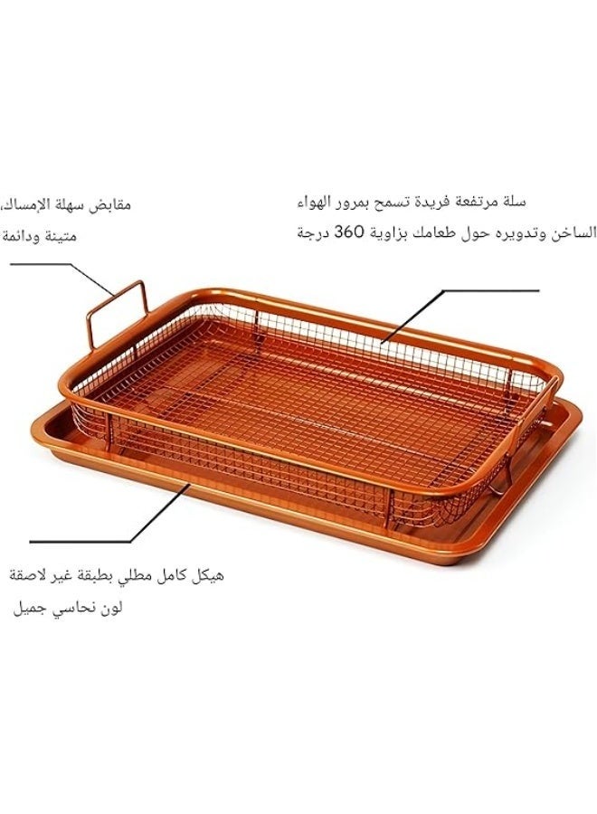 2-in-1 Roasting Pan with Built-in Drainer – Large Rectangular Design for Smart Food Preparation and Fat Draining - Image 5