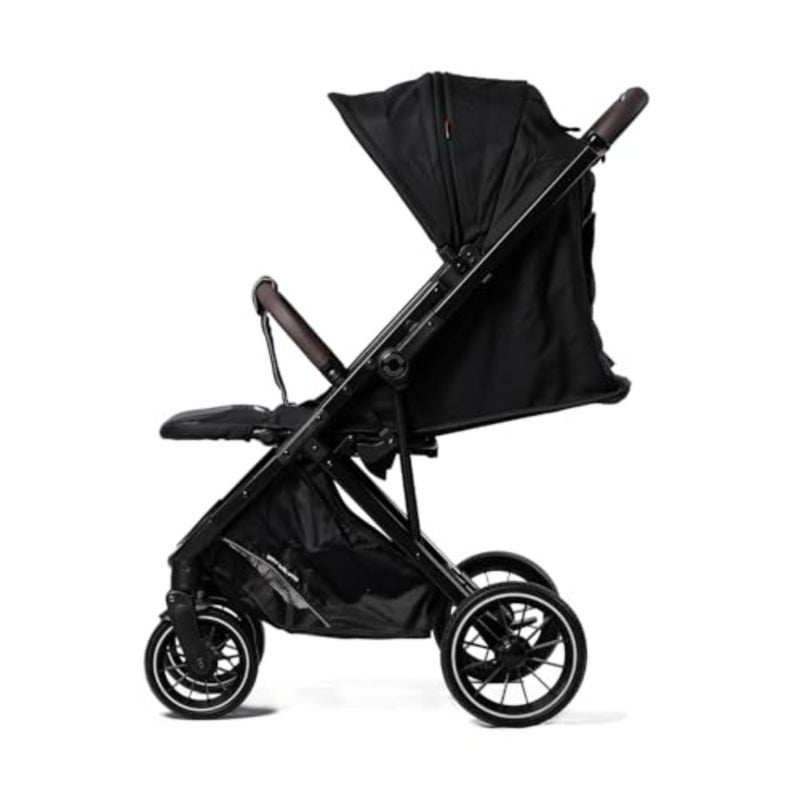 Baby Stroller for Newborn to Toddler: Aluminum Frame, Black, Reversible Handle and Foldable Design for Comfort and Portability - Image 5
