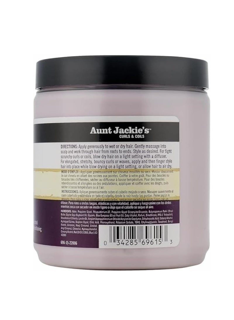 Aunt Jackie's - Aunt Jackie’s Curl La La Defining Curl Custard – Shape, Define & Hydrate Curls (15 oz) - Image 1