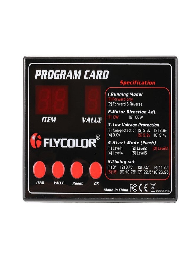 Goolsky Flycolor Programing Card for RC Boats ESC Electronic Speed Controller - Image 4
