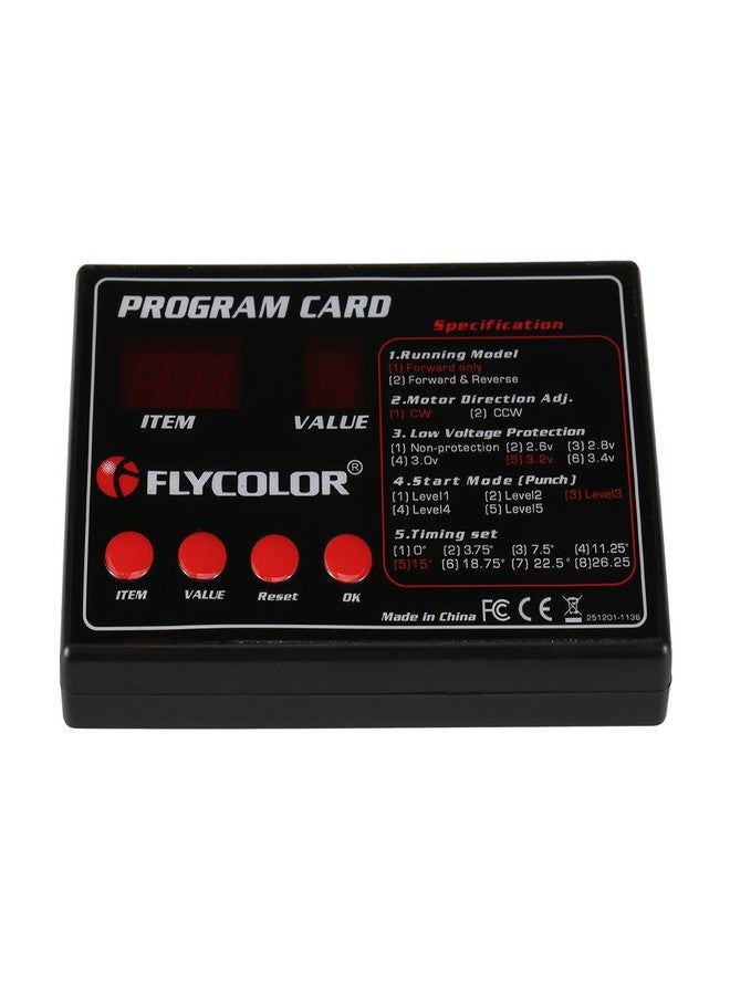 Goolsky Flycolor Programing Card for RC Boats ESC Electronic Speed Controller - Image 1