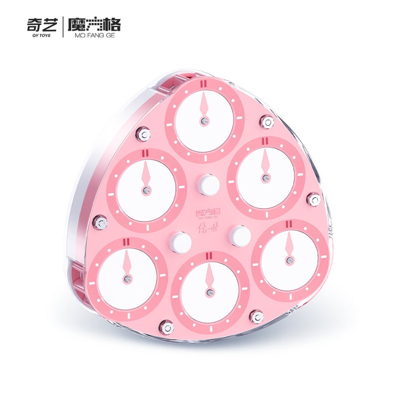 [Magic Cube Handed Down From Ancient Times Magic Watch] Qiyi Magic Watch Wind Letter Purple Magnetic Water Blue Coral Competition Magnetic Column Wca Magic Watch - Image 1