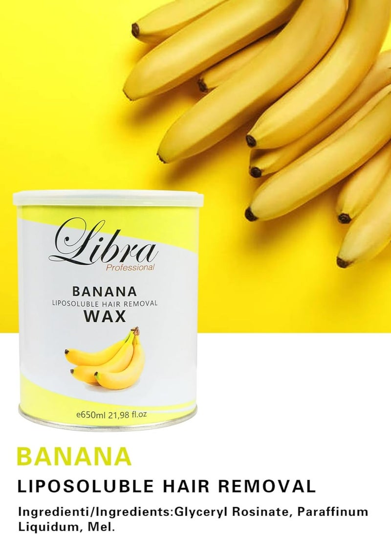 ليبرا شمع إزالة الشعر بنكهة الموز 650 مل (2 عبوة) - Image 2