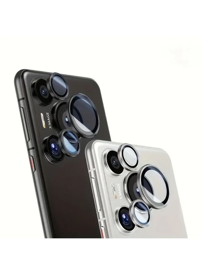 Silvery Camera Lens Protector for Huawei P70 Pro P80 Tempered Glass Scratch Resistant - Image 2