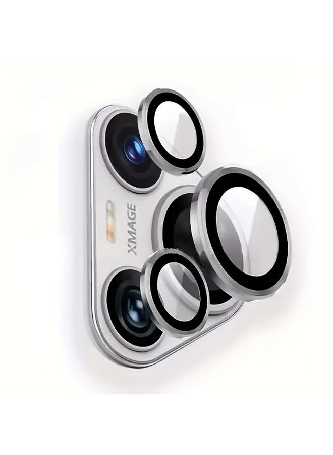 Silvery Camera Lens Protector for Huawei P70 Pro P80 Tempered Glass Scratch Resistant - Image 1