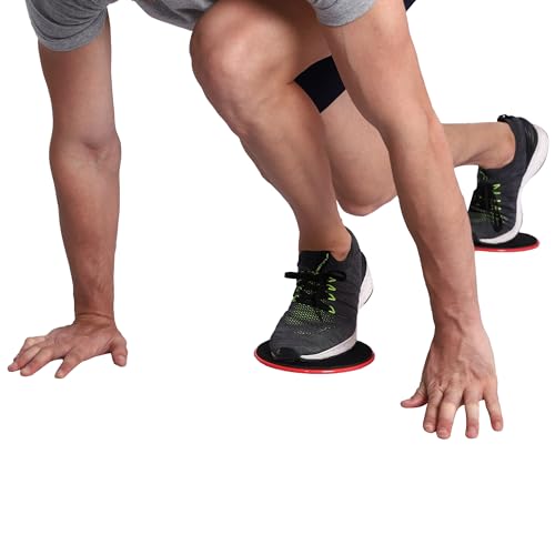 Burnlab Core Sliders (Set of 2) - Dual Sided, Smooth Gliding Discs - for Abs, Back, and Leg - Stregthen Abs & Improve Balance at Gym or Home - Ideal for Men and Women - Image 5
