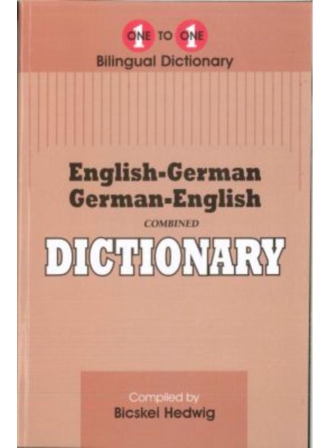 English-German & German-English One-to-One Dictionary