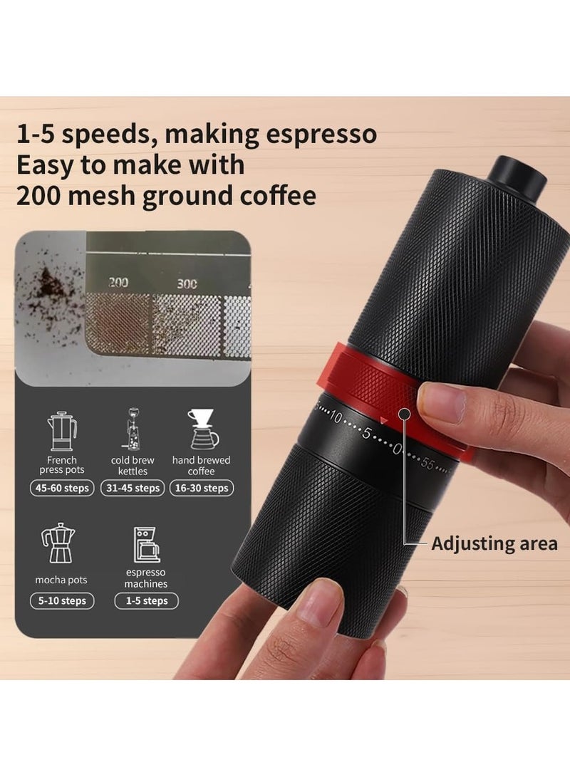 OMRAN CART Coffee grinder manual for Espresso with External adjustable stainless steel core 7 Star fine grinding steel upgraded core especially design for Espresso, turkey & pour over coffee maker - Image 3