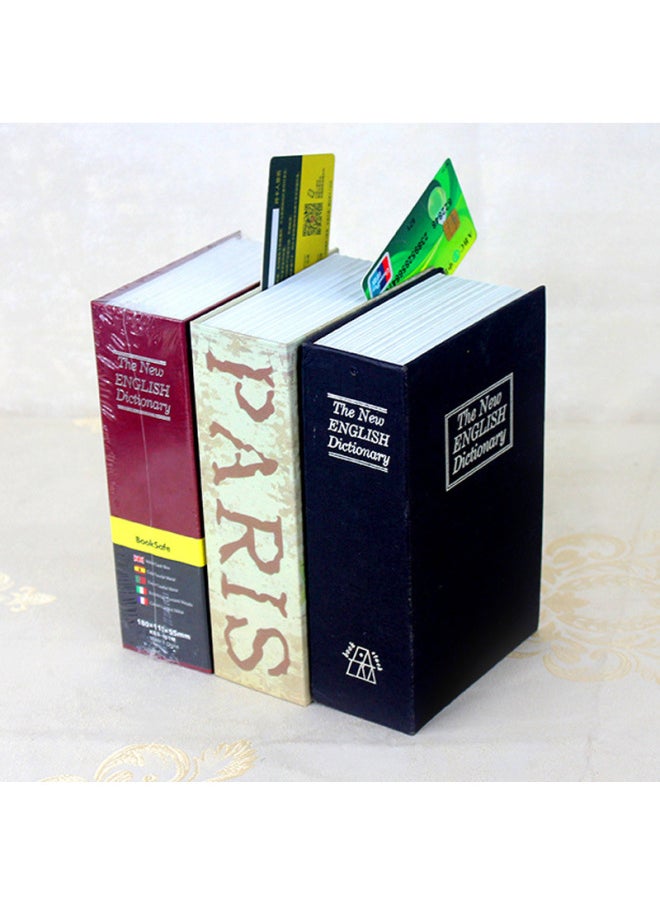 Book Password Insurance Box Savings Box Safe Deposit Box Creative Change Book Storage Box A Generation Of Hair-Color:Bible Key-Size:18*11.5*5.5cm  - Image 4