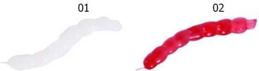 Remixon 1033 Series 2.5cm Silicone Bait 02-Standard