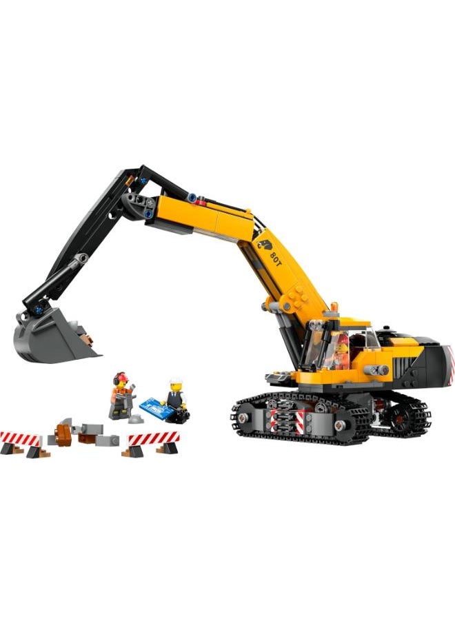 LEGO Yellow Construction Excavator Building Toy - 633 Pcs  - Image 2