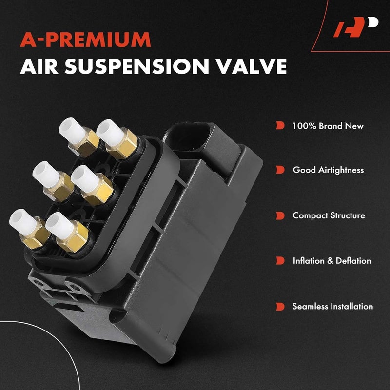 A-Premium Air Suspension Control Solenoid Valve for Jeep Grand Cherokee, Volkswagen Touareg, Audi Q7, Porsche Cayenne, Ram 1500/3500, Volvo XC60 - Image 2