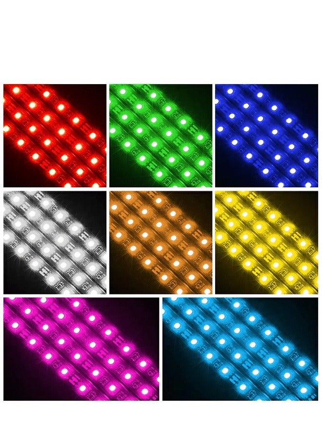 Loquat 4 LED Interior Car Lighting Strip With IR Remote Controller Multicolour Car LED Strip Light Changes With Music - Image 4