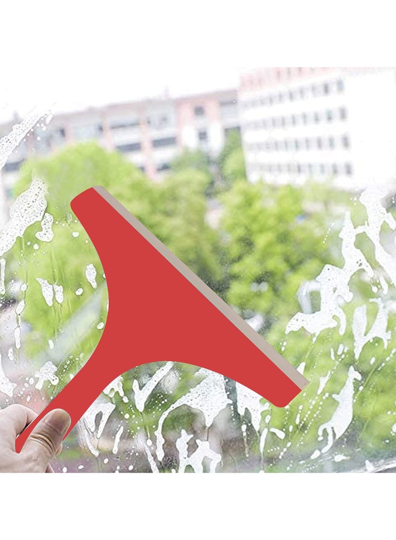 زوريني طقم ممسحة زجاج مطبخ ممسحة زجاج 3 ممسحة زجاج متعدد الأغراض زجاج السيارة الزجاج الأمامي مرآة الحمام منظف طاولة الحمام ألوان عشوائية - Image 5