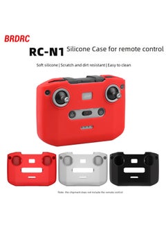 Generic BRDRC Suitable For DJI Royal 3 Remote Control Silicone Cover AIR3/MINI2/MINI 4PRO Protective Cover Accessories-Color:RC-N1/N2 Remote Control Silicone Sleeve Upgraded Black  - Image 2