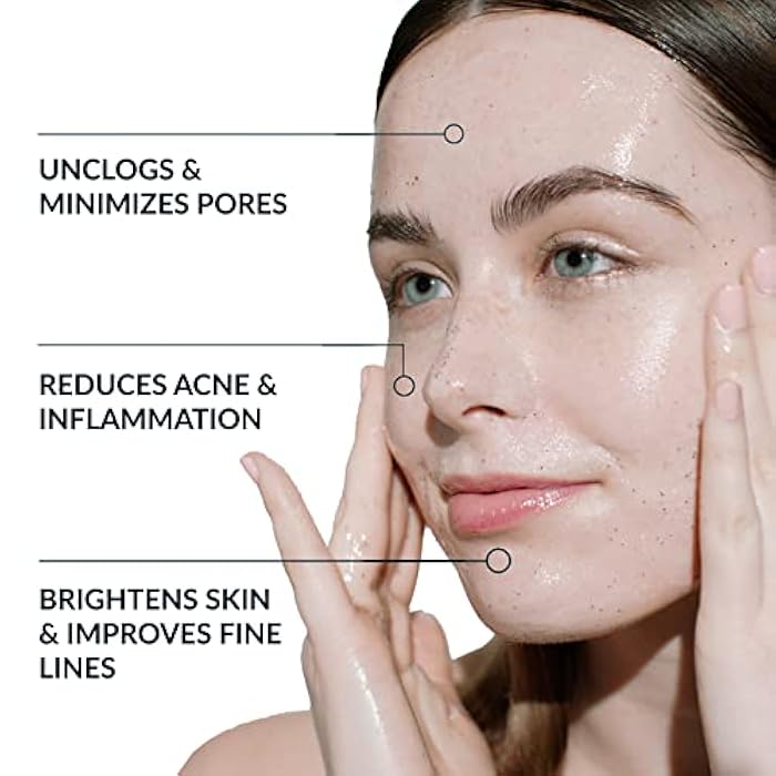 NAELI AHA/BHA Exfoliating Face Wash - 10% Glycolic Acid & Salicylic Acid Cleanser, Anti Aging Acne & Wrinkle Reducing Facial Exfoliant, Pore Minimizer & Brightening Gel, 4 oz - Image 2
