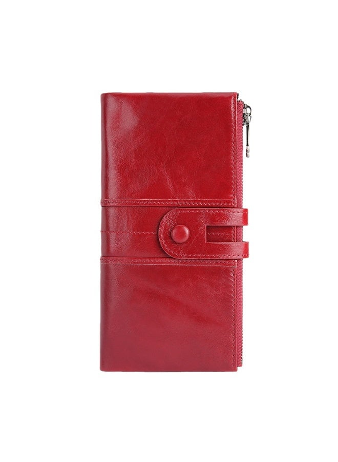 Mark Fairwhale New Leather Large Capacity Wallet 