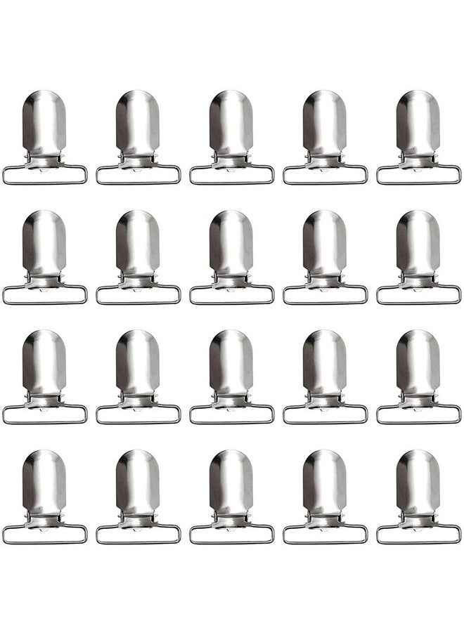 RayTour - 20 Pieces Men Suspender Clips Heavy Duty Bed Sheet Fasteners Clips Sheet Straps Holder Fasteners Clips - Image 1
