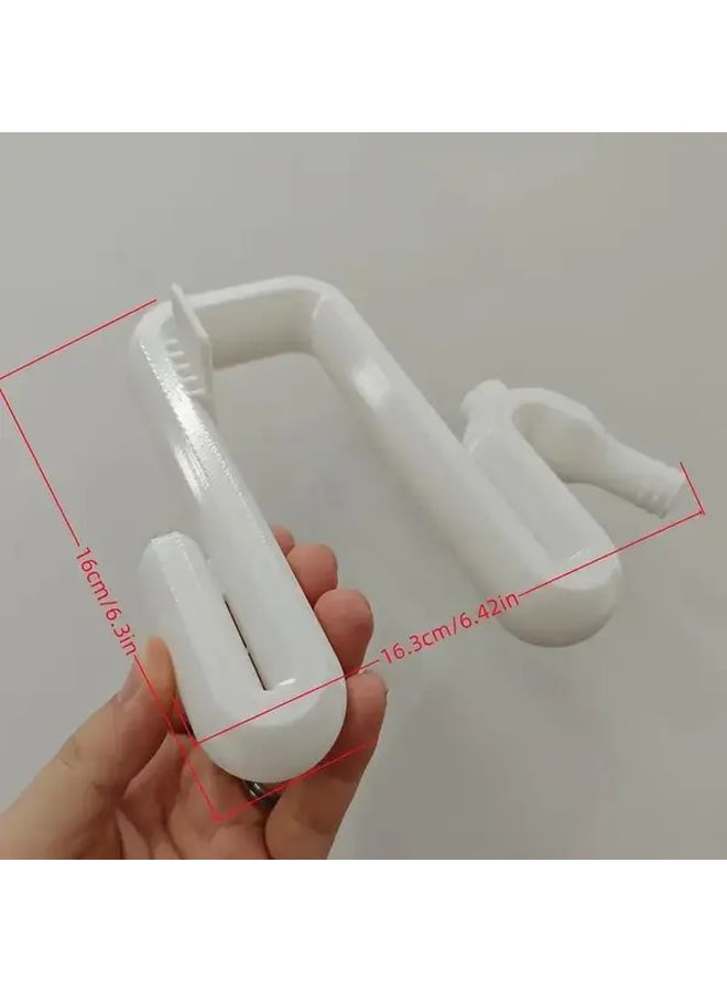 Self Priming Rainwater Diversion and Collection Kit White Drain Bucket Overflow Accessory Auto Drain Fill for Aquariums Pools Gravity Fed No Energy Needed For Home Garden Garage Balcony Water Collection System Pool Maintenance Easy Setup Compact Design Durable Plastic Water Storage Solution - Image 3
