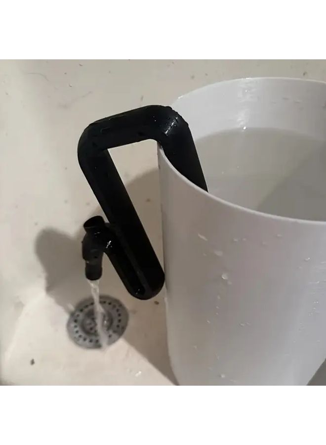 Self Priming Rainwater Diversion and Collection Kit White Drain Bucket Overflow Accessory Auto Drain Fill for Aquariums Pools Gravity Fed No Energy Needed For Home Garden Garage Balcony Water Collection System Pool Maintenance Easy Setup Compact Design Durable Plastic Water Storage Solution - Image 2