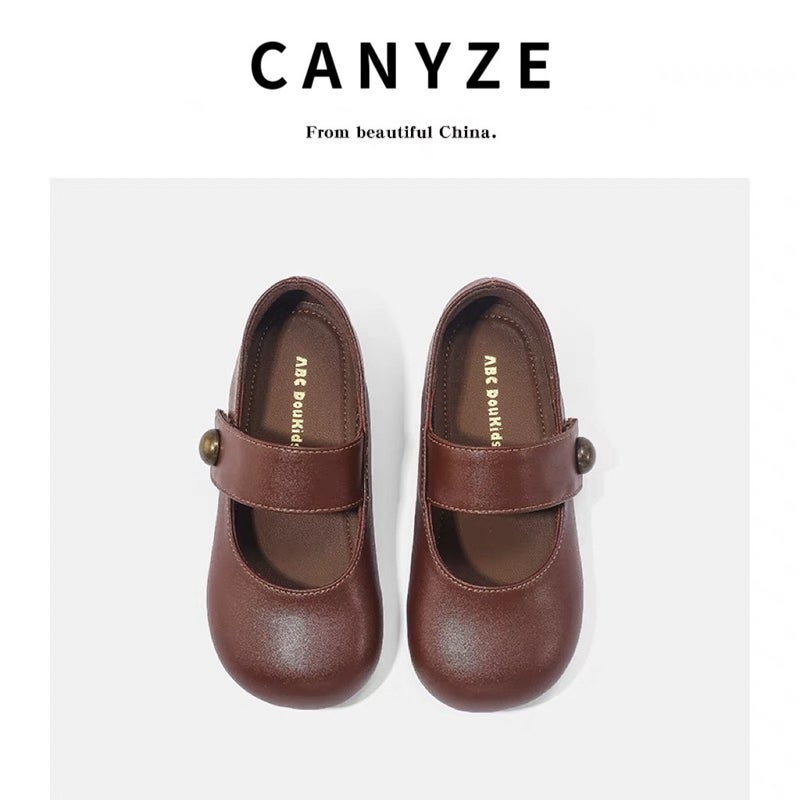 Canyze Girls Mary Jane Princess Shoes Spring Children'S Silver Small Leather Shoes All-Match Single-Layer Shoes - Image 5