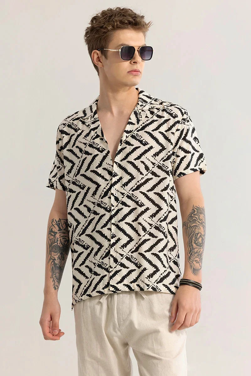 SNITCH قميص بيج هندسي من نيبولارا