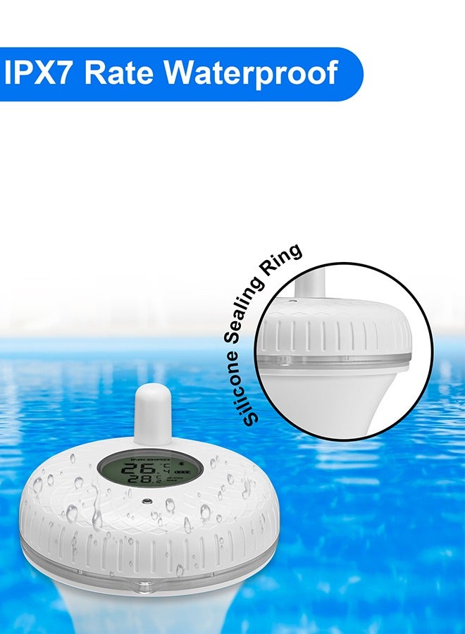 INKBIRD Bluetooth Pool Thermometer Floating Water Thermometer For Pools Instant Read & High Accuracy IPX7 Waterproof 2 Years Historical Data Storage For Swimming Pool Fishpond Aquarium Hot Tub - Image 5