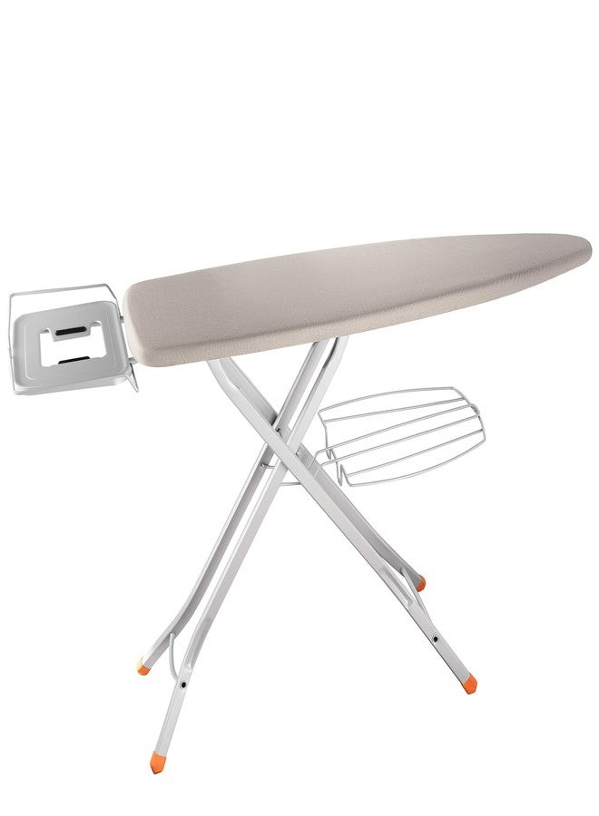 Bartnelli Ironing Board Cover and Pad– 3 Layer Silicone Coated & Stain Proof Pad with Elastic Edges | Scorch Resistant | 15 x 54 inches Fits Standard & Large Boards | Premium Heavy-Duty Cover by Bartnelli Gray - Image 2