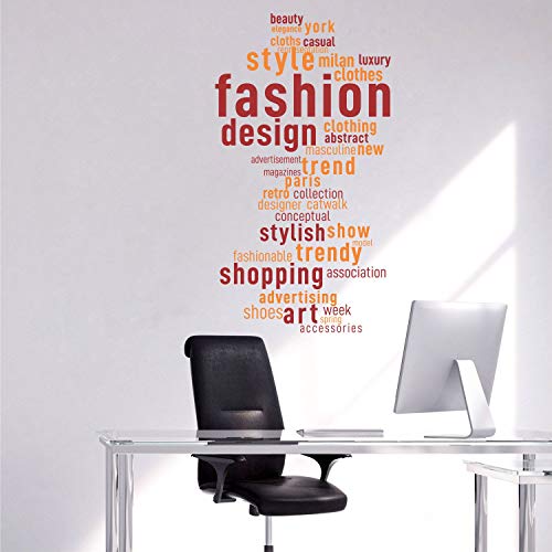 StickMe 'Fashion - Stylish - Design - Trend - Wall Sticker' -SM885 (Multi Colour, Vinyl - 75cm X 40 cm)-Self-Adhesive - Image 2
