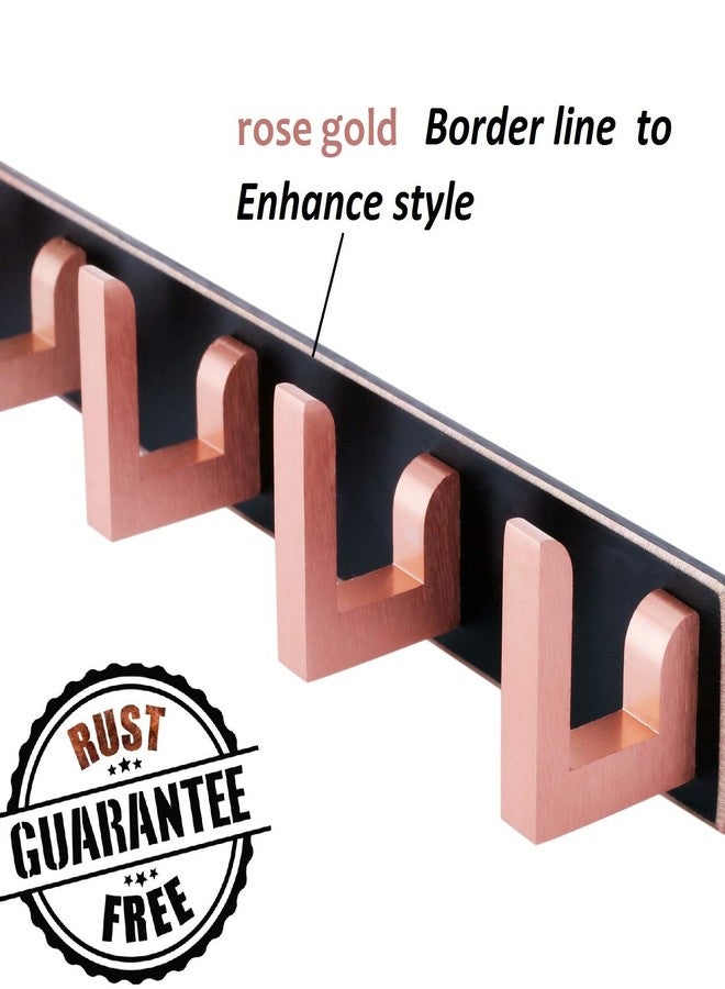 DOCOSS-Pack of 2-Exclusive Extra Long 40 cm 6 Pin Metal Cloth Wall Hanger for Clothes Door Hangers Cloth Hook Bathroom Hooks Rail for Clothes Hanging Towel Bathroom Accessories - Image 2