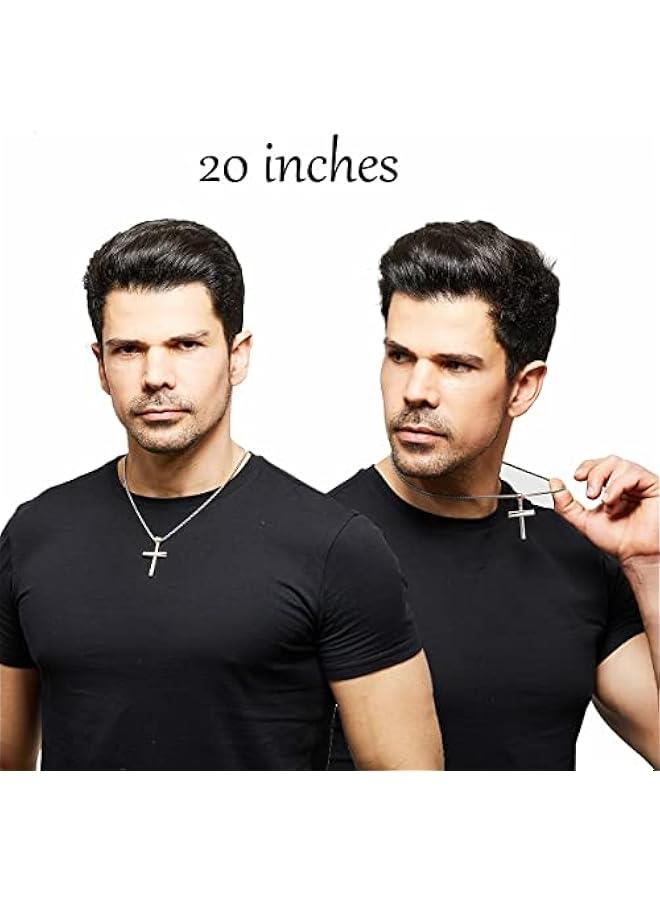 Arabest Cross Necklace Men Sports Stainless Steel Baseball Cross Necklaces Boys Gift - Image 5