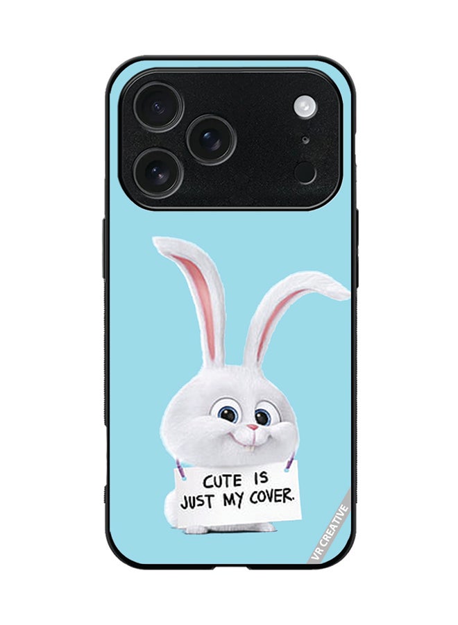 Protective Case Cover For Apple iPhone 17 Pro Bunny Design Multicolour