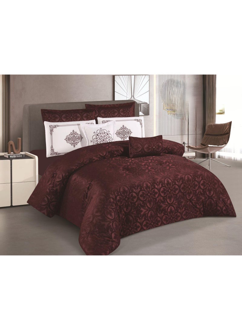 Horse A king-size double bedspread made of luxurious chenille to add elegance to your room decor, size 240*260 cm - Image 1