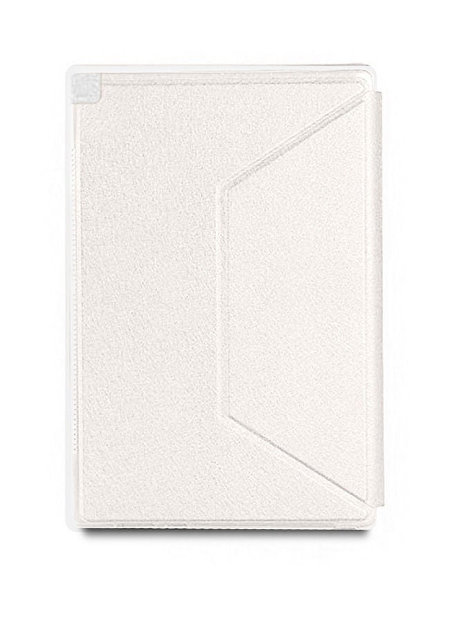 Wtech Folio Flip Trifold Leather Stand Case Cover For Samsung Galaxy Tab A 10.5inch T510 And T515  Pearl White  - Image 3