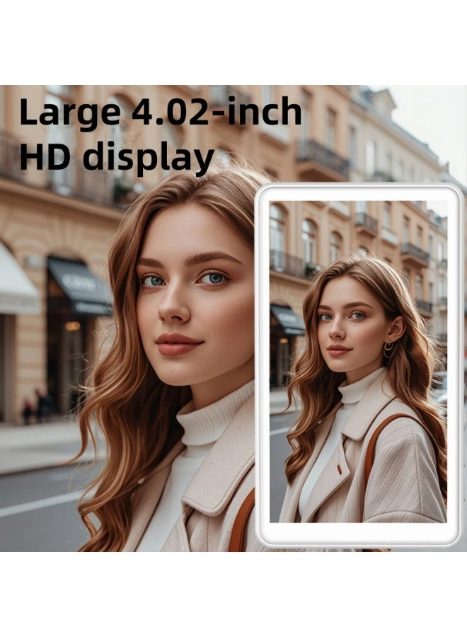 Magnetic Phone Vlog Selfie Monitor Screen | Mirroring Device | Screen casting device for vloggers, live streamers, and creators (White)  - Image 4