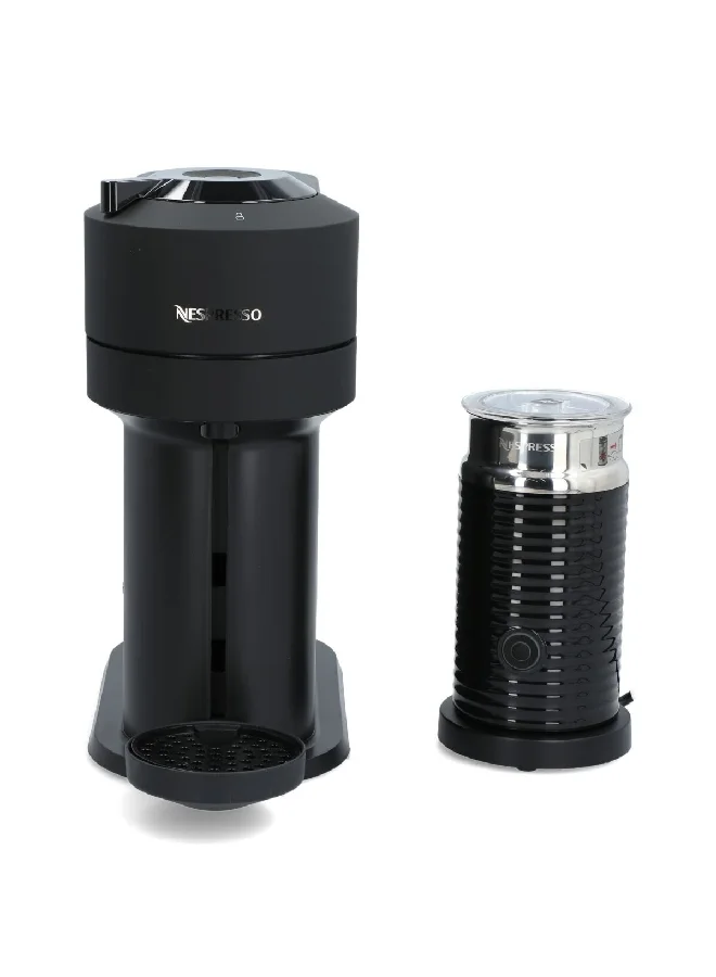 Nespresso 1500W Vertuo Next Espresso Machine With Aeroccino Black 31.6 X 14 X 42.9 Cm Env120Gy