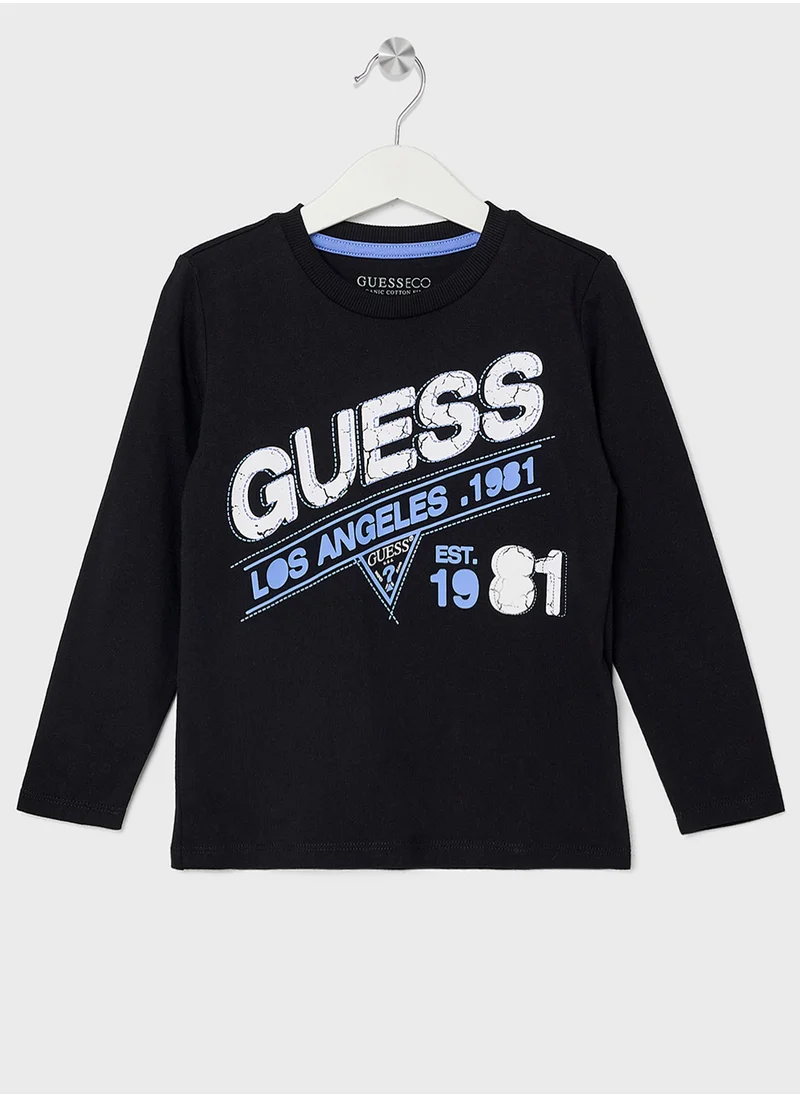 GUESS Kids Logo Detail T-Shirt