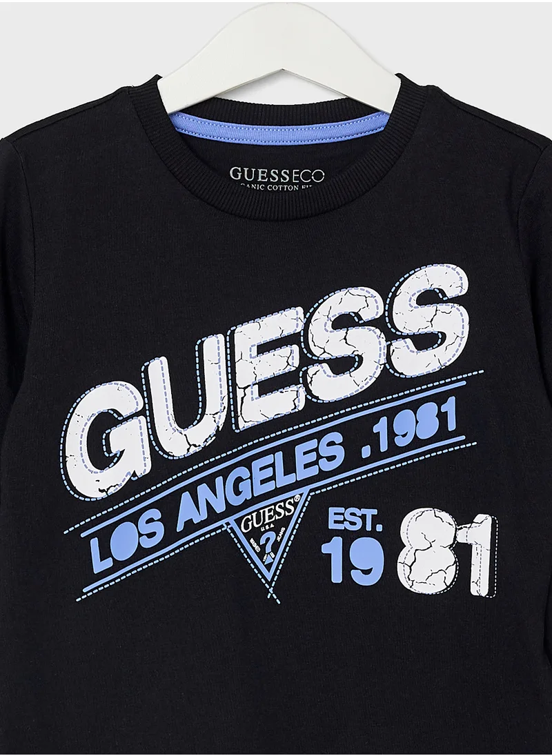 GUESS Kids Logo Detail T-Shirt