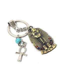 Generic immatgar pharaonic Egyptian king tutankhamun keychain Egyptian souvenirs gifts from Egypt (Burnt Yellow)  - Image 2