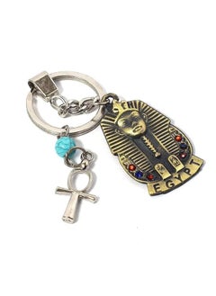 Generic immatgar pharaonic Egyptian king tutankhamun keychain Egyptian souvenirs gifts from Egypt (Burnt Yellow)  - Image 1