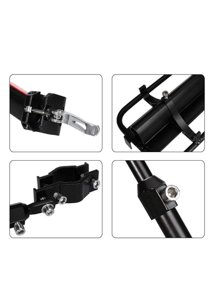 حامل دراجات من سبائك الألومنيوم من Arltb، سعة قابلة للتعديل 50 كجم، حامل شحن ملحقات الدراجات للدراجات الجبلية والدراجات على الطرق - Image 4