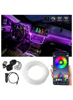MR.SMART Car LED Strip Lights Multiple color with 6 in 1 RGB Car Interior Lights 8 meters  - Image 1