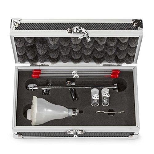 PointZero Dual-Action 4-Color Changing Airbrush Set w/MAC Valve - 3 Tip Set (.3mm .5mm .8mm) - Image 4