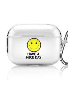 Classic Clear printed Case for Apple AirPods Pro 2nd Generation Thin Transparent Cover [Designed for Apple AirPods Pro 2nd Generation] - Have a nice day