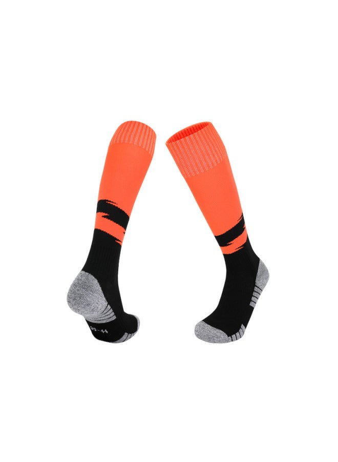 Professional Football Socks With Towel Bottoms, Non-slip Training Long Tube Ice Hockey Socks, Breathable Shock-absorbing Baseball Sports Socks