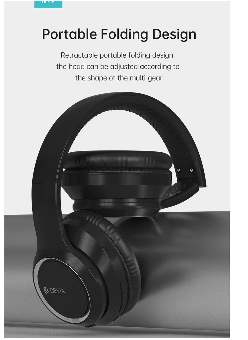 devia - Wireless headphone from Devia Kinton Series, battery lasts 24 hours, transmission range is 10 meters - Image 1