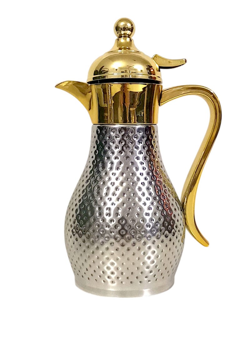 Rema Attractive Tea Fridge Thermos with Elegant Design Silver/Gold made of stainless steel 0.6L - Image 2