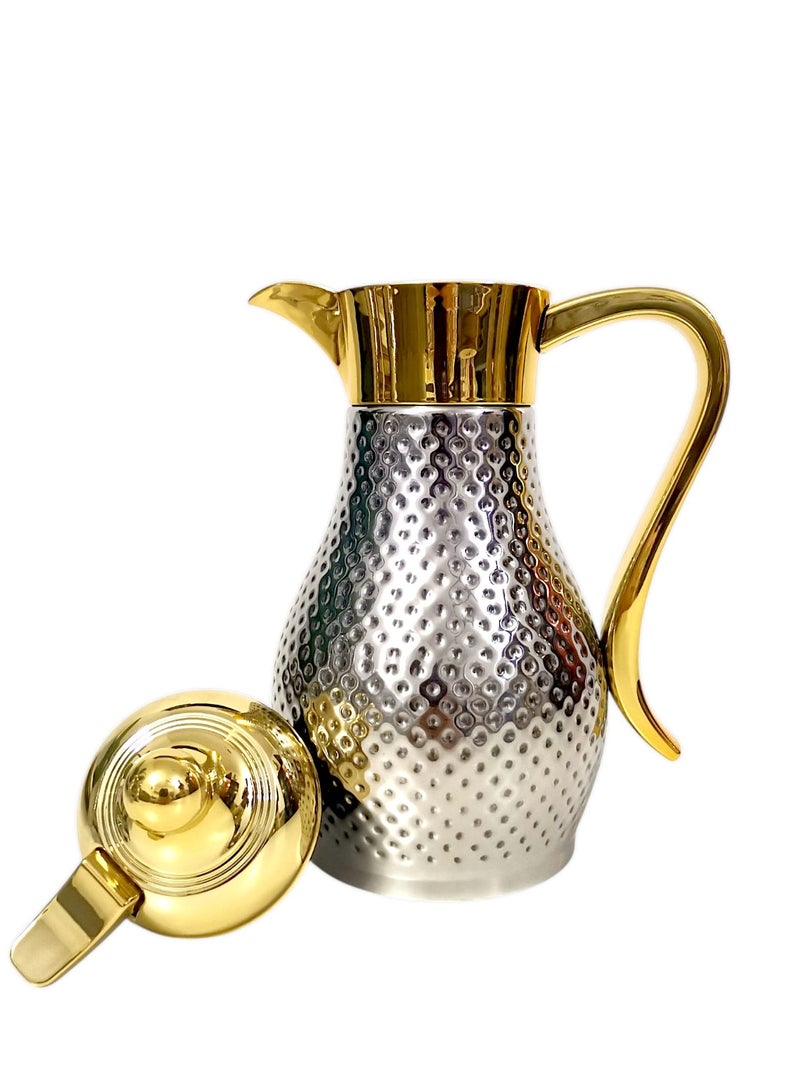 Rema Attractive Tea Fridge Thermos with Elegant Design Silver/Gold made of stainless steel 0.6L - Image 3