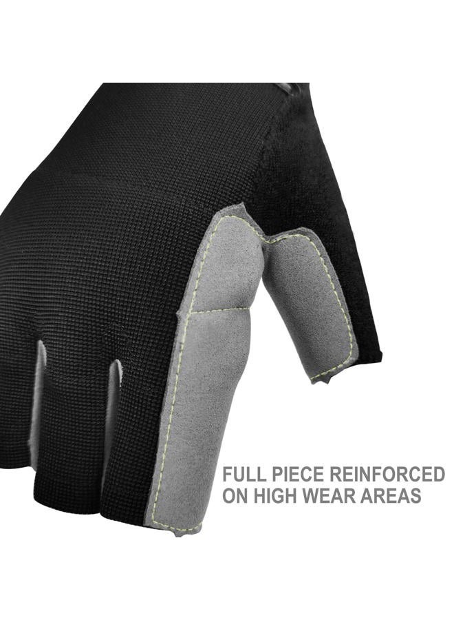 Intra-FIT Climbing Gloves, Half Finger Rock Climbing Gloves, Perfect for Rock, Tree, Wall, Mountain, Climbing - Image 4