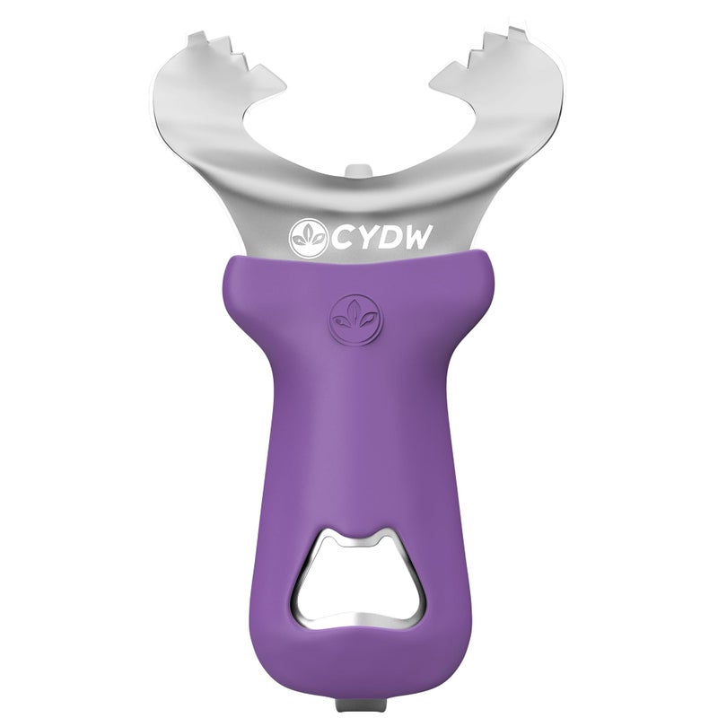 CYDW Mason Jar Opener Tool with No Lid Dents or Damage, Can Opener Manual Multi-Purpose, Easy Twist Manual Handheld Top Remover Utensil, Canning Supplies Tools and Bottle Opener, Made For Lifetime - Image 1
